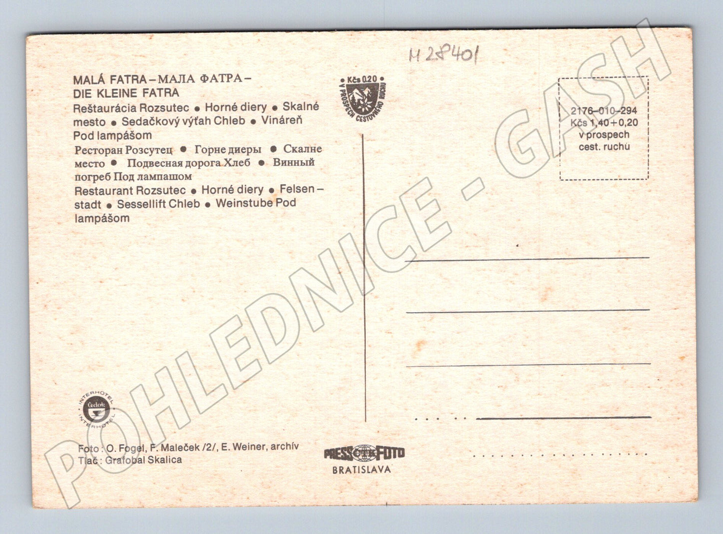 Pohlednice Slovensko Vrátná horská krajina (M28401)