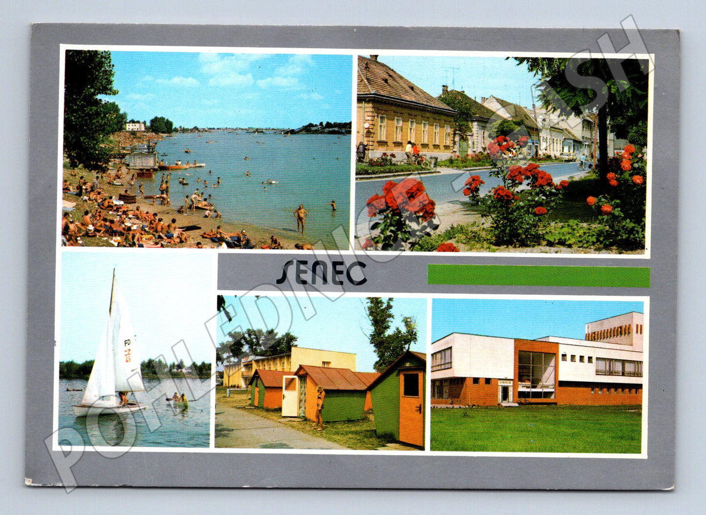 Pohlednice Slovensko Senec Slněčná jezera více motivů (M28404)