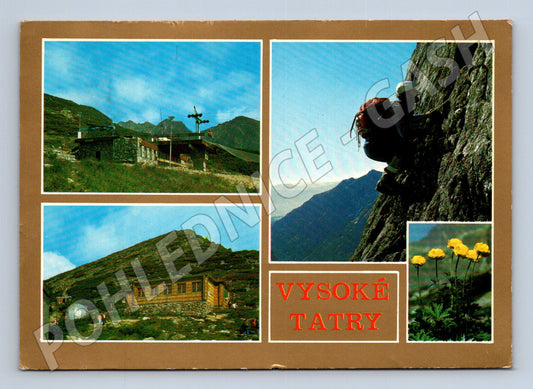 Pohlednice Slovensko Vysoké Tatry horolezec 198x (M28406)