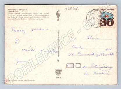 Pohlednice Slovensko Vysoké Tatry horolezec 198x (M28406)
