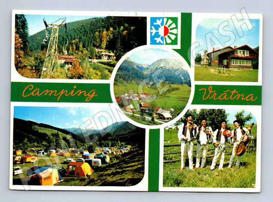 Pohlednice Slovensko Vrátna Malá Fatra camping (M28411)