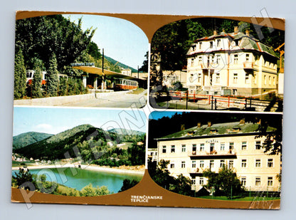 Slovensko Trenčianske Teplice stanice budovy přehrada (M28417)