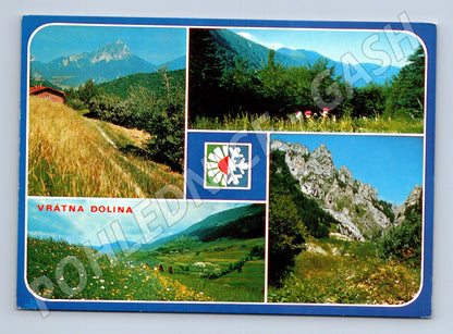 Pohlednice Slovensko Vrátna Dolina koláž krajiny (M28420)