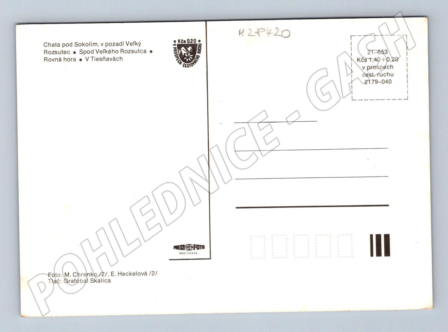 Pohlednice Slovensko Vrátna Dolina koláž krajiny (M28420)