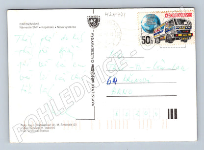 Pohlednice Slovensko Partizánske 1971 (M28421)