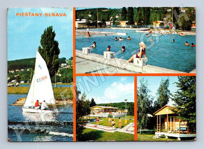 Pohlednice Slovensko Piešťany Slňava rekreace (M28423)