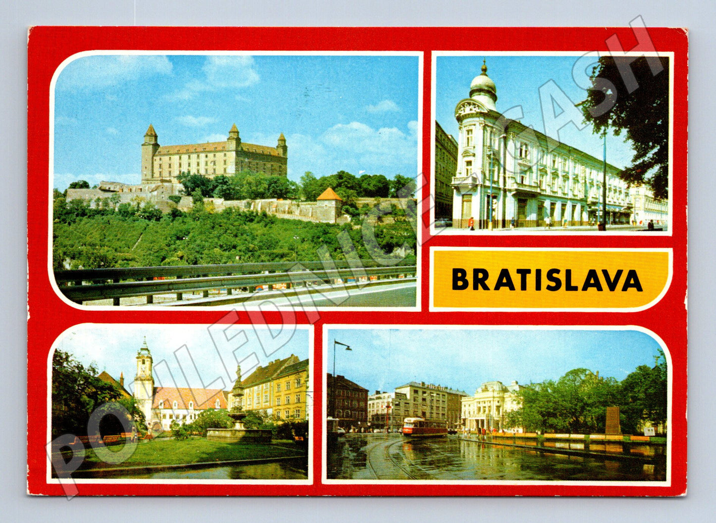Pohlednice Slovensko Bratislava hrad a mesto 1968 (M28425)