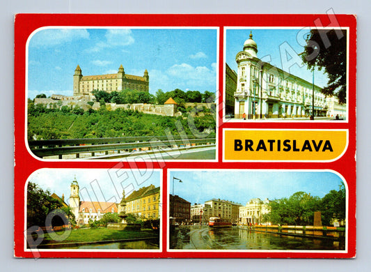 Pohlednice Slovensko Bratislava hrad a mesto 1968 (M28425)