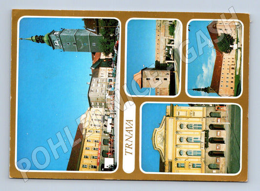 Pohlednice Slovensko Trnava různé pohledy 1988 (M28429)