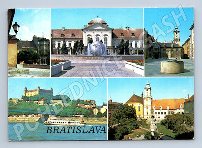 Pohlednice Slovensko Bratislava pohledy 1970 (M28431)