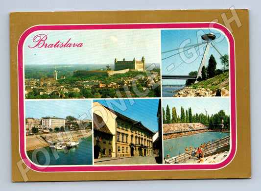 Pohlednice Slovensko Bratislava koláž 1970s (M28441)