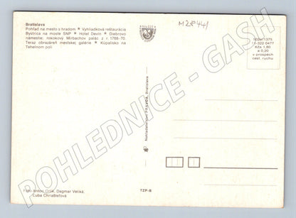 Pohlednice Slovensko Bratislava koláž 1970s (M28441)