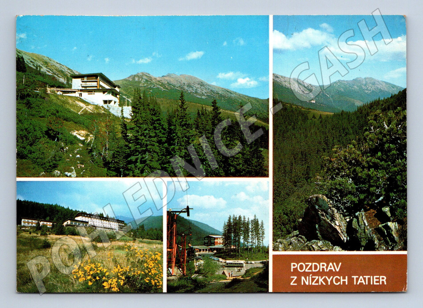 Pohlednice Slovensko Nízké Tatry Kosodrevina hotely (M28455)