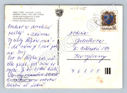 Pohlednice Slovensko Nízké Tatry Kosodrevina hotely (M28455)
