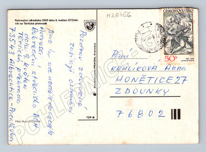 Pohlednice Stonava Těrlická přehrada 1968 (M28456)
