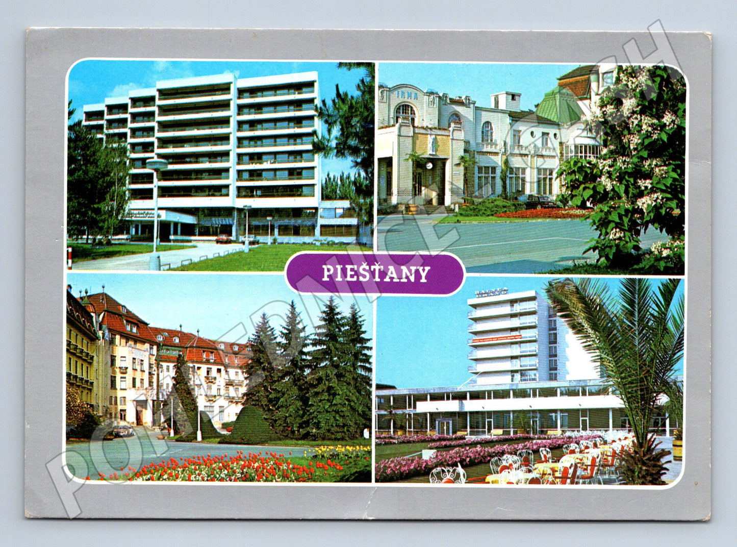 Pohlednice Slovensko Piešťany lázeňské budovy 1970 (M28458)