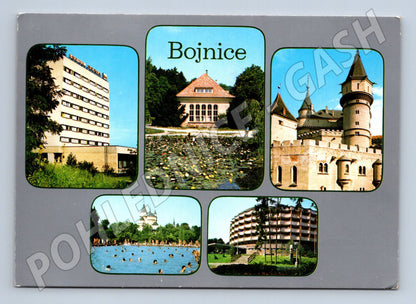 Pohlednice Slovensko Bojnice zámek a lázně 1982 (M28459)