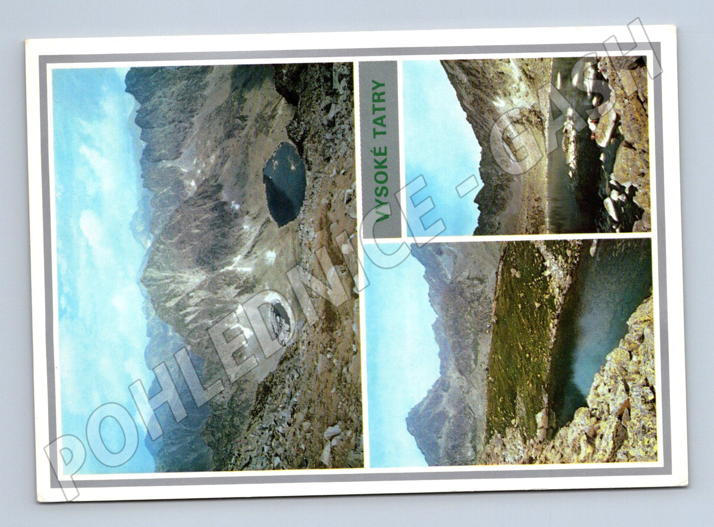 Pohlednice Slovensko Vysoké Tatry jezera hory 1988 (M28461)