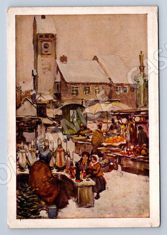 Postcard Prague Christmas Fair 1944 (M2847)