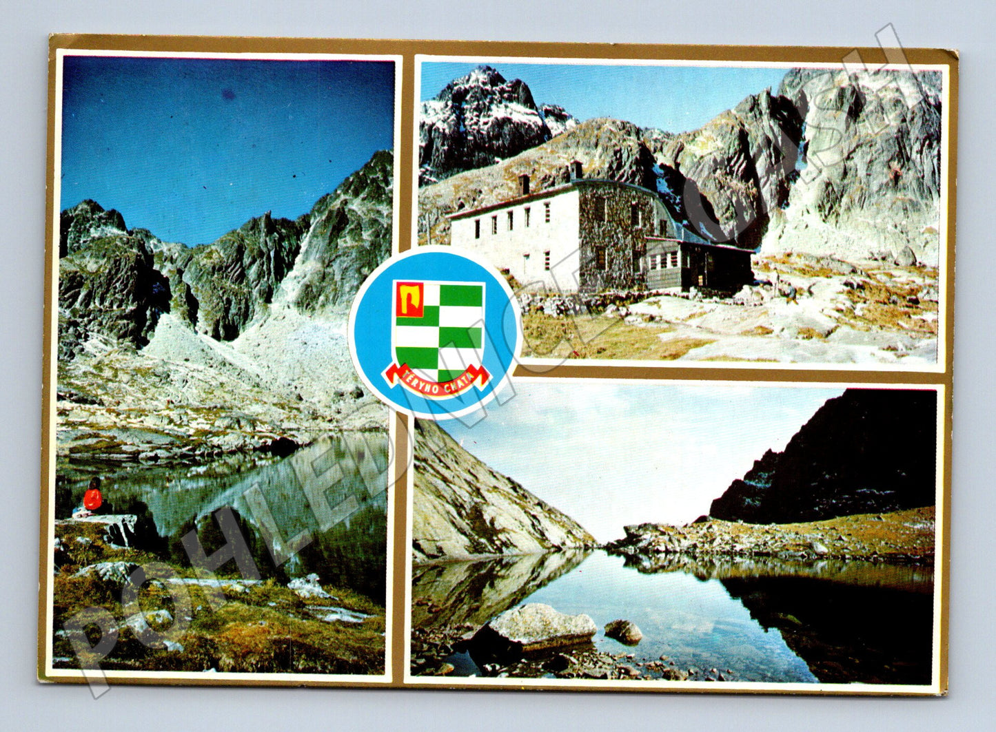 Pohlednice Slovensko Vysoké Tatry hory jezera chata (M28471)