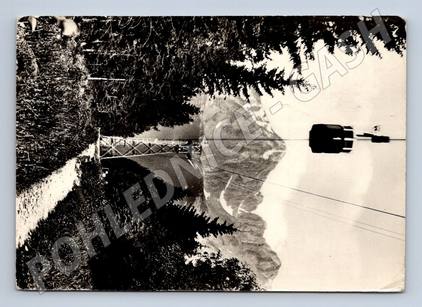 Pohlednice Slovensko Vysoké Tatry lanovka Lomnický štít 1968 (M28473)