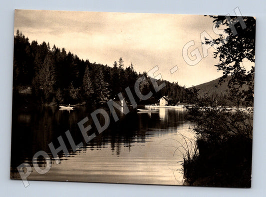 Pohlednice Slovensko Hornianske jazero 1962 (M28477)