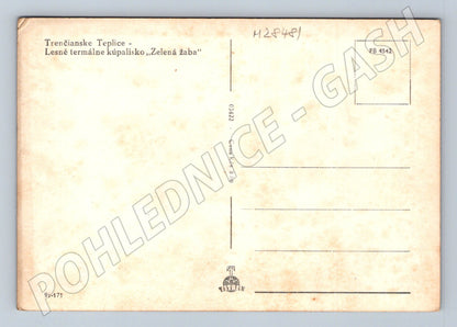 Pohlednice Slovensko Trenčianske Teplice Zelená žaba (M28481)