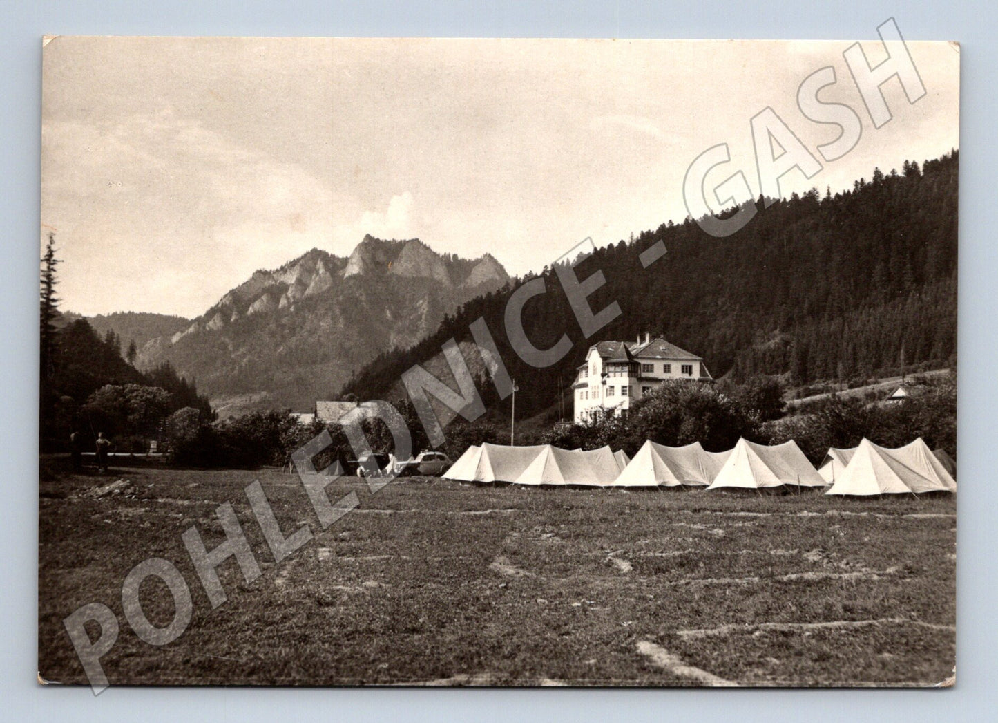 Pohlednice Slovensko Červený Kláštor hotel Dunajec 1962 (M28495)