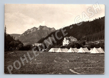 Pohlednice Slovensko Červený Kláštor hotel Dunajec 1962 (M28495)