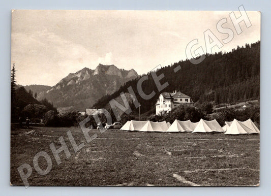 Pohlednice Slovensko Červený Kláštor hotel Dunajec 1962 (M28495)