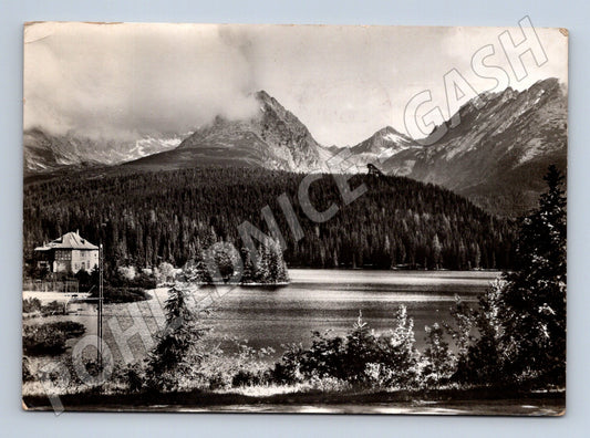 Pohlednice Slovensko Štrbské pleso Vysoké Tatry 1957 (M28500)