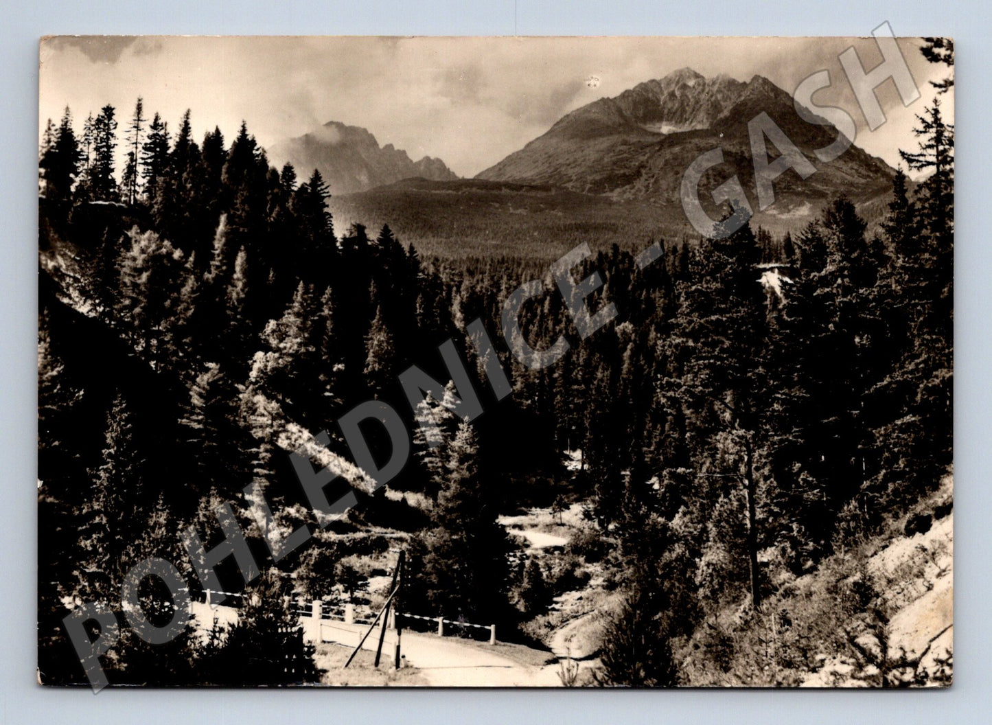 Pohlednice Slovensko Vysoké Tatry hřeben Končistej 1957 (M28501)