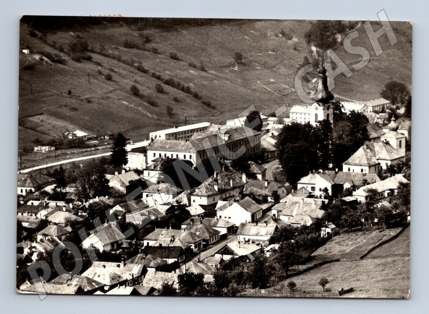 Pohlednice Slovensko Smolník obecní pohled 1968 (M28507)