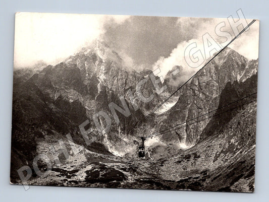 Pohlednice Slovensko Vysoké Tatry lanovka 1964 (M28523)