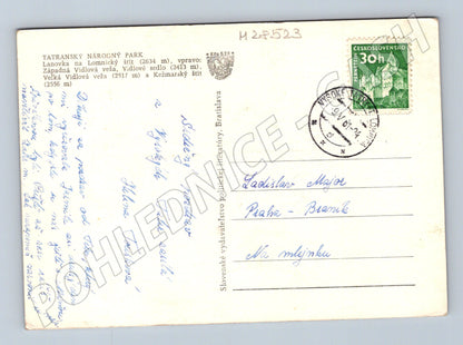 Pohlednice Slovensko Vysoké Tatry lanovka 1964 (M28523)
