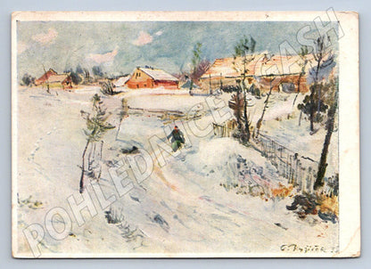 Postcard O Blažíček The Windy Road to Christmas (M2853)