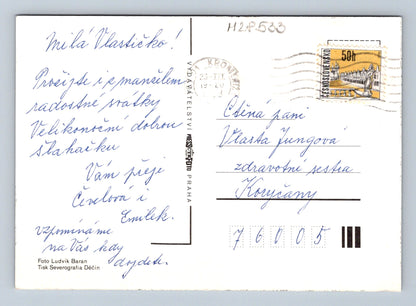 Pohlednice lidové kroje Velikonoční pozdrav Kroměříž (M28533)