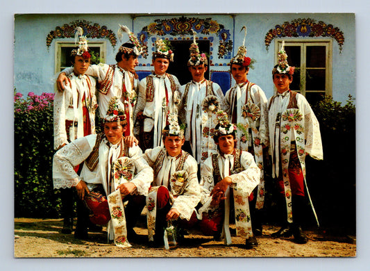 Pohlednice Dolní Bojanovice Slovácko kroje 1989 (M28534)