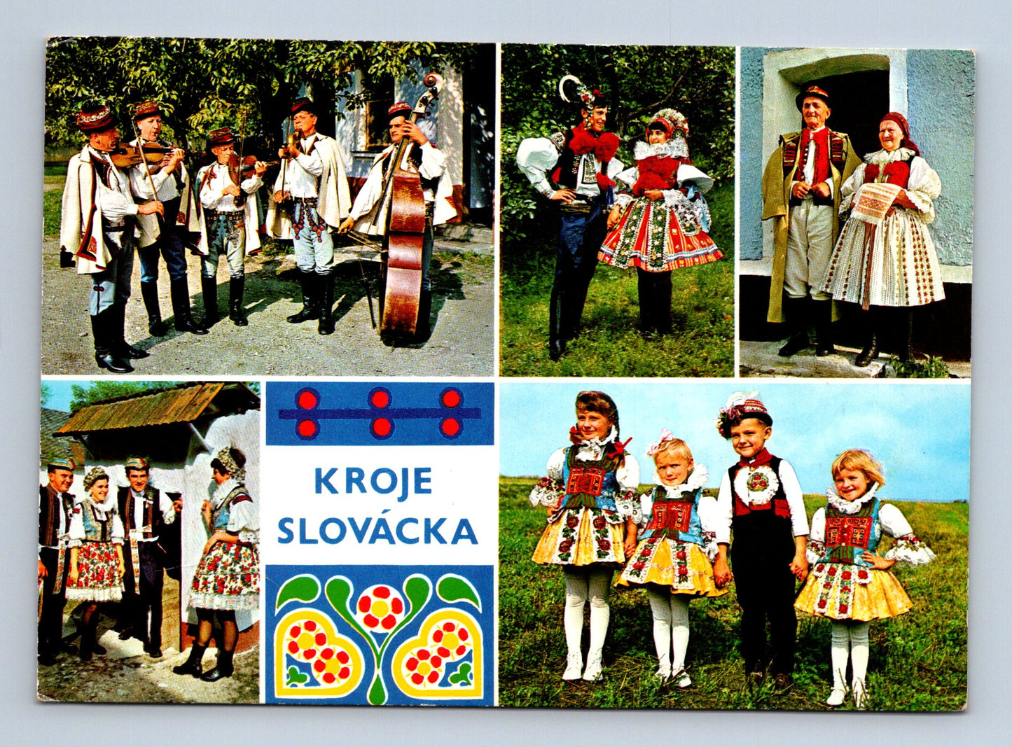 Pohlednice Slovácko kroje lidové tance (M28537)
