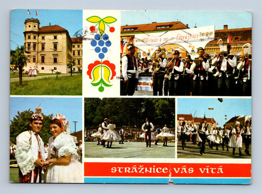 Pohlednice Strážnice folklorní slavnosti 1970 (M28538)