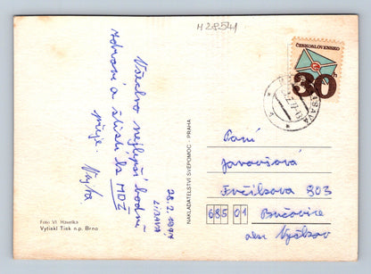 Pohlednice panenky v lidových krojích 1987 (M28541)