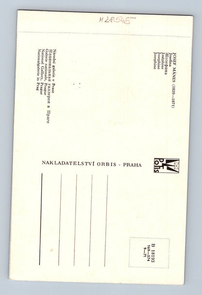 Pohlednice Josef Mánes Josefína 1963 (M28545)