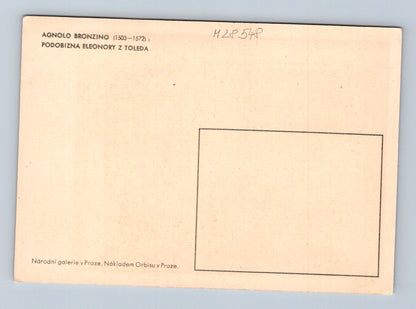 Pohlednice Národní galerie Podobizna Eleonory z Toleda (M28548)