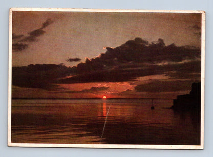 Pohlednice Německo západ slunce nad vodou (M28561)