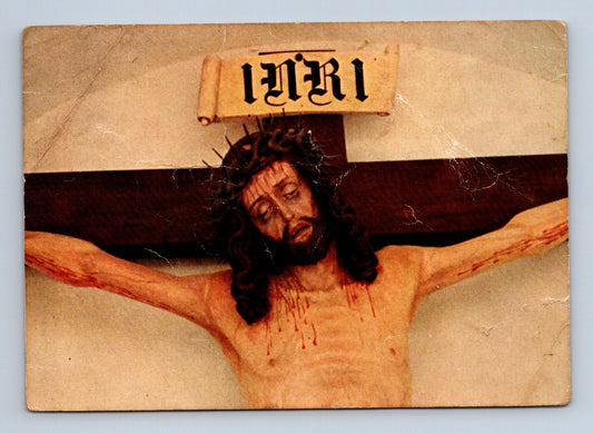 Pohlednice Rakousko Hinterstoder Friedhofskreuz Ježíš (M28563)