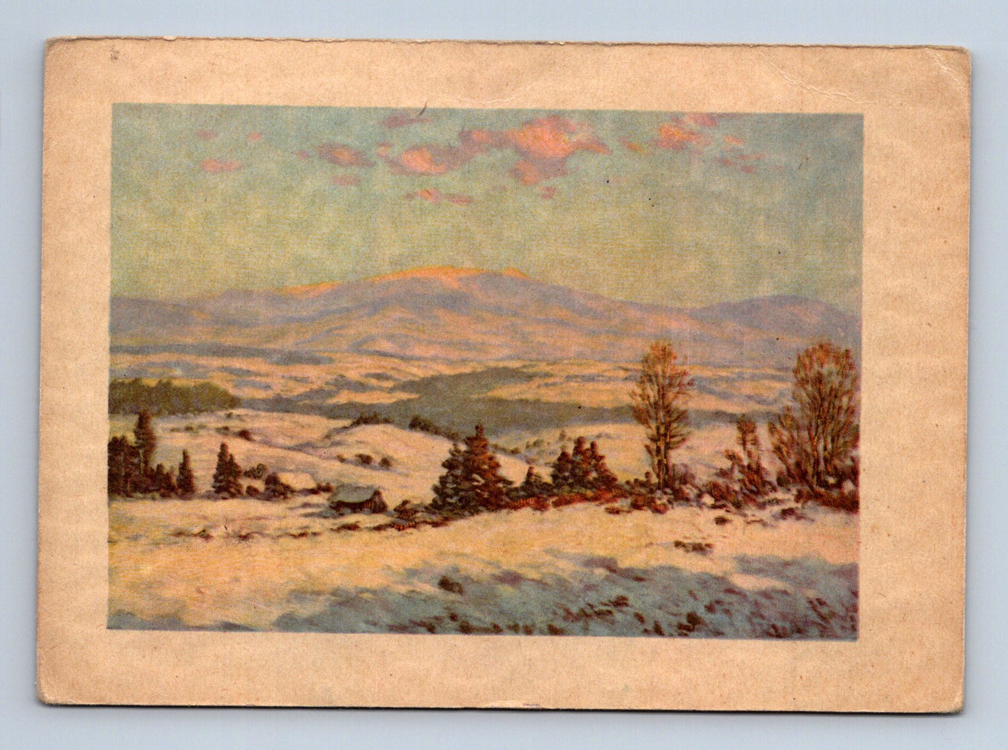Pohlednice Zimní krajina hory (M28572)