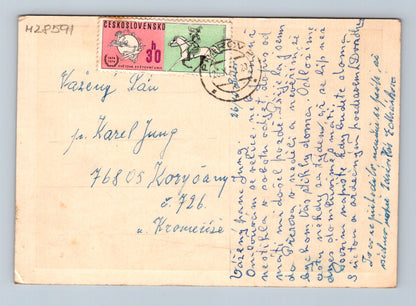 Pohlednice Koryčany panorama 1936 (M28591)