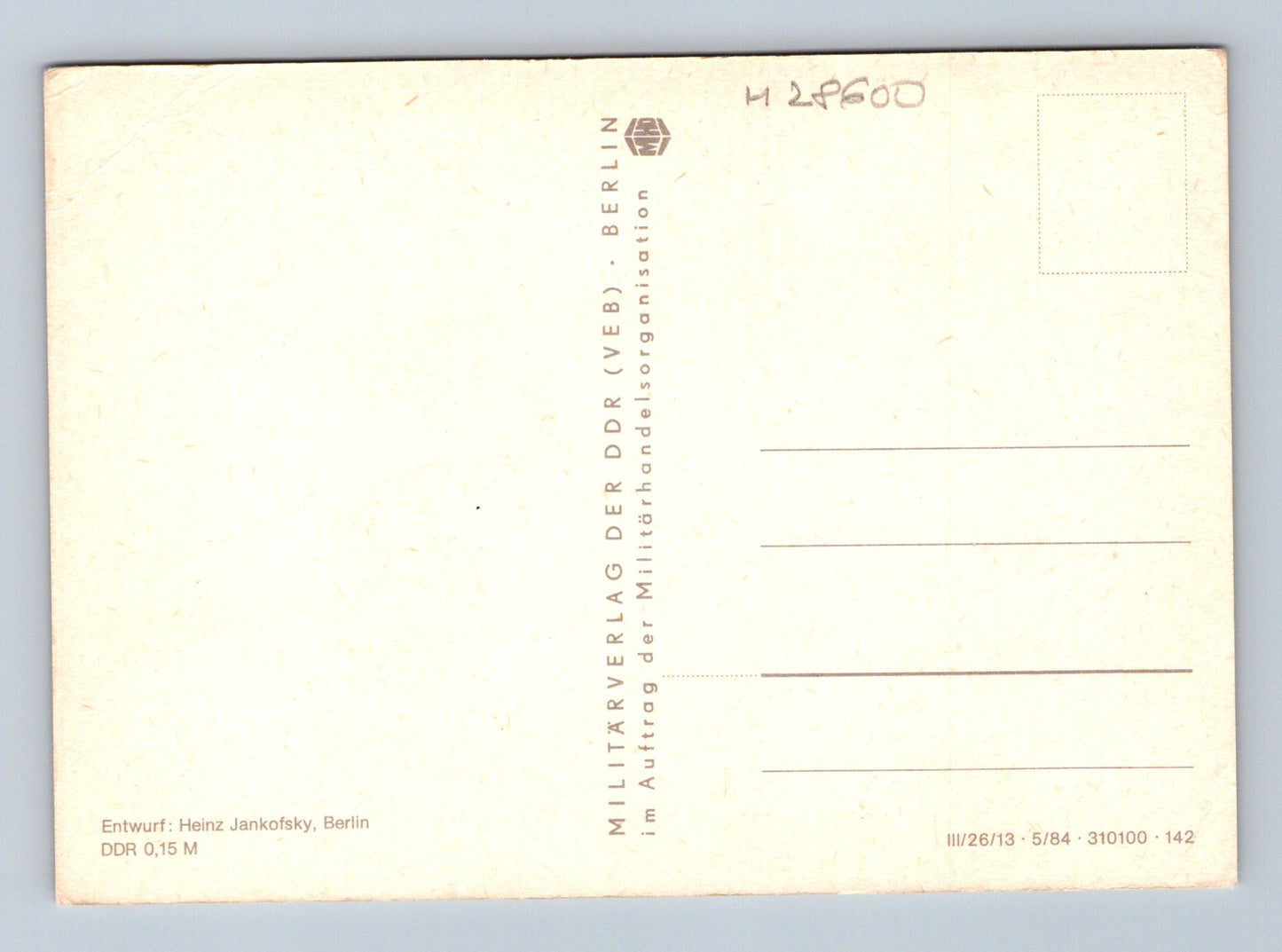 Německo Východní karikatura letadlo a čarodějnice 1984 (M28600)