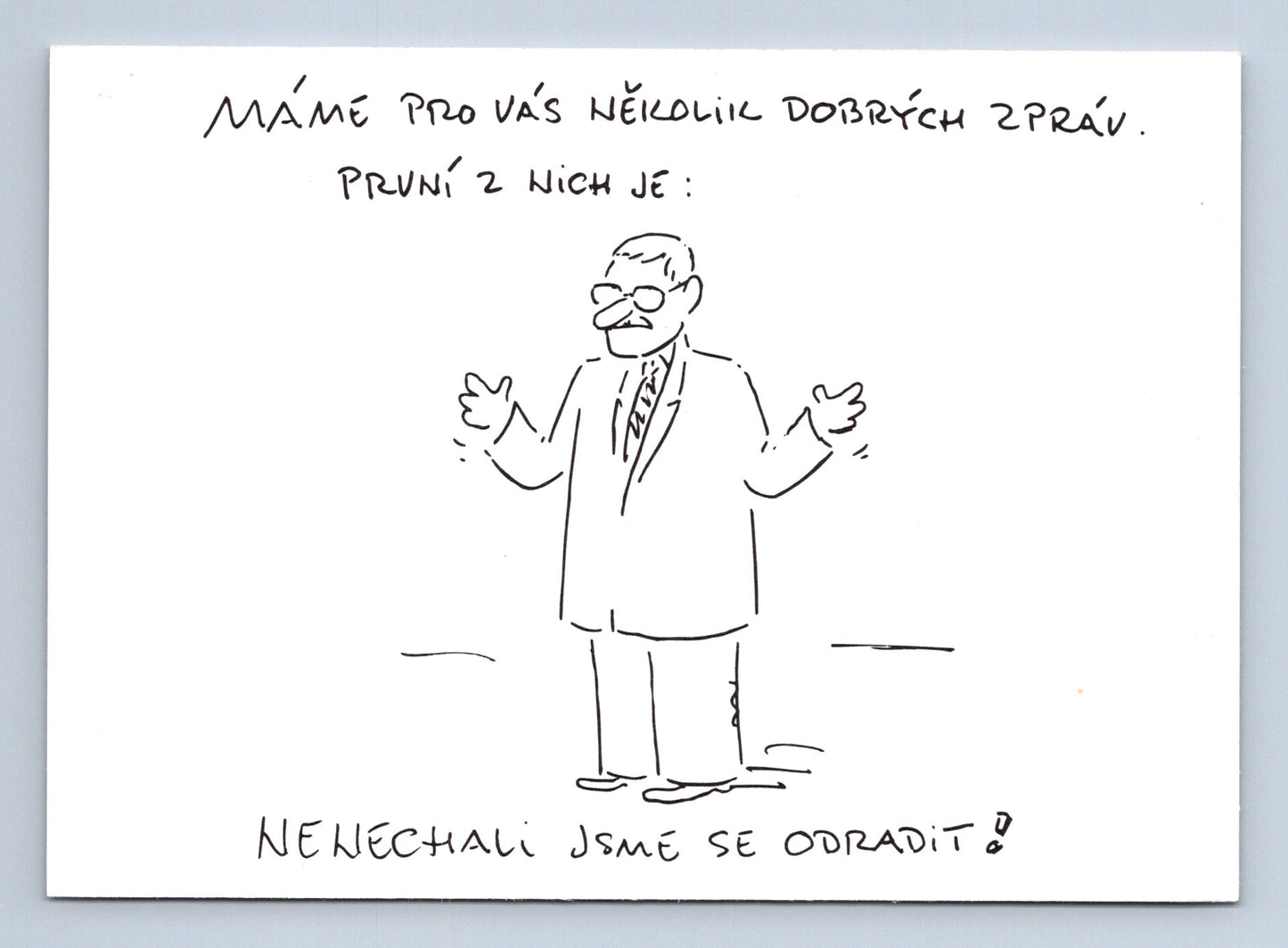 Pohlednice Karikatura Václava Klause ODS 1998 (M28618)