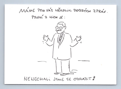 Pohlednice Karikatura Václava Klause ODS 1998 (M28618)